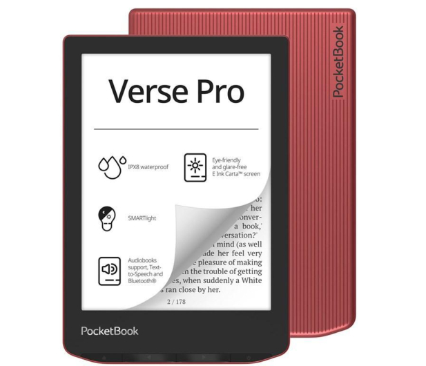 PocketBook 634 Verse Pro Passion Red - 1265339 - zdjęcie